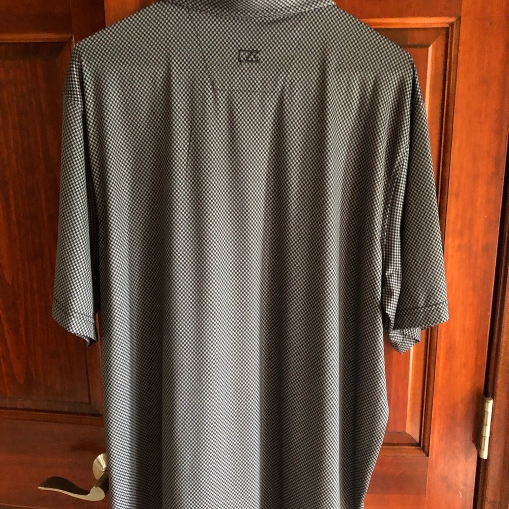 Cutter & Buck Black Micro-Pattern Polo - Picture 2 of 3
